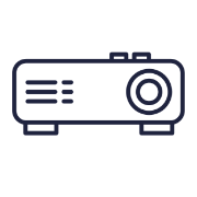 Wall Mounted LCD/Projector